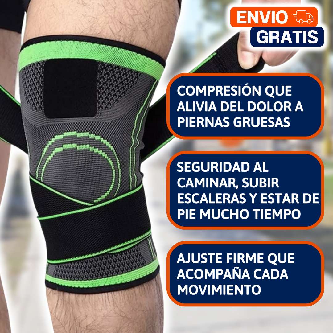 Rodilleras FlexiPower | Compresión perfecta y alivio del dolor para piernas gruesas