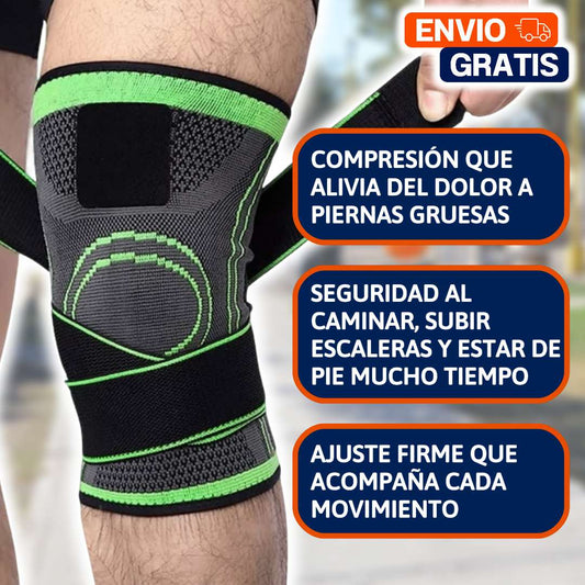 Rodilleras FlexiPower | Compresión perfecta y alivio del dolor para piernas gruesas